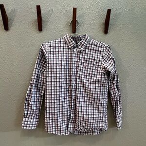 Ariat Boy’s Plaid Shirt - Black, White, and Purple